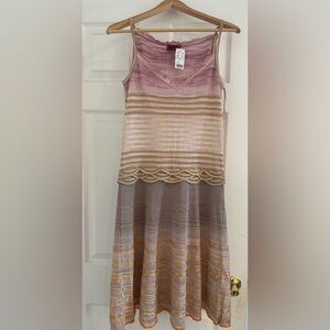 NWT Misosoni tank dress, w/lining. Size 8. Never worn. In excellent condition